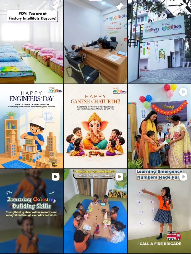 Instagram creative by Gloo for FirstCry Preschool Bhangagarh (@firstcry_preschool_bhangagarh)
