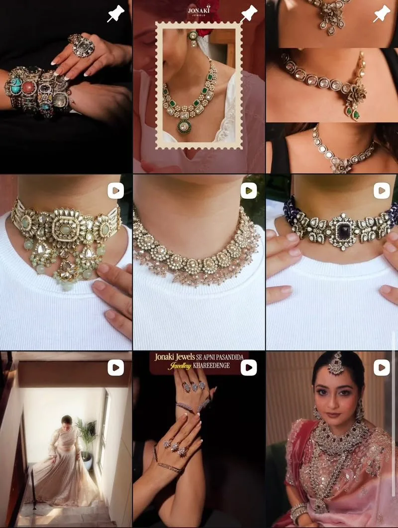 Instagram creative by Gloo for Jonaki Jewels (@jonaki.jewels)