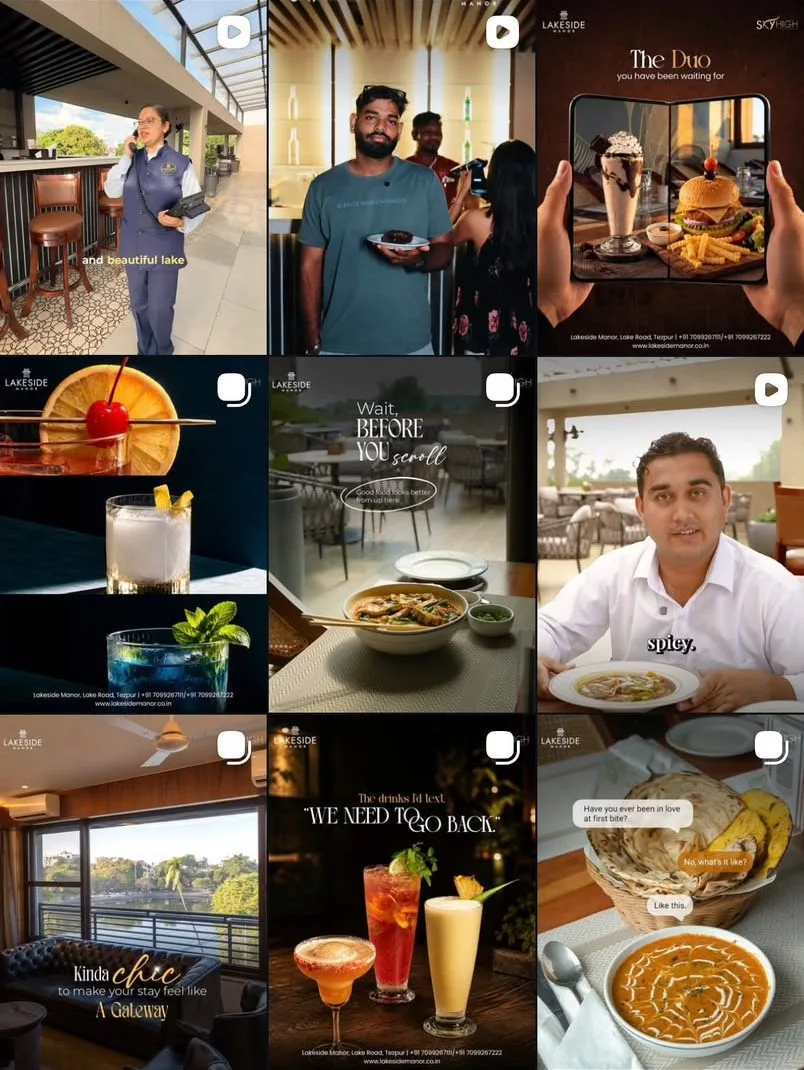 Instagram creative by Gloo for Lakeside Manor dining (@lakesidemanorofficial)