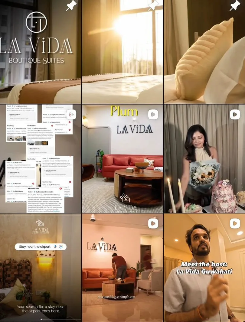 Instagram creative by Gloo for LaVida Guwahati (@lavidaghy)