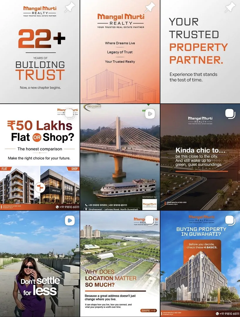 Instagram creative by Gloo for Mangal Murti Realty (@mangalmurti.realty)