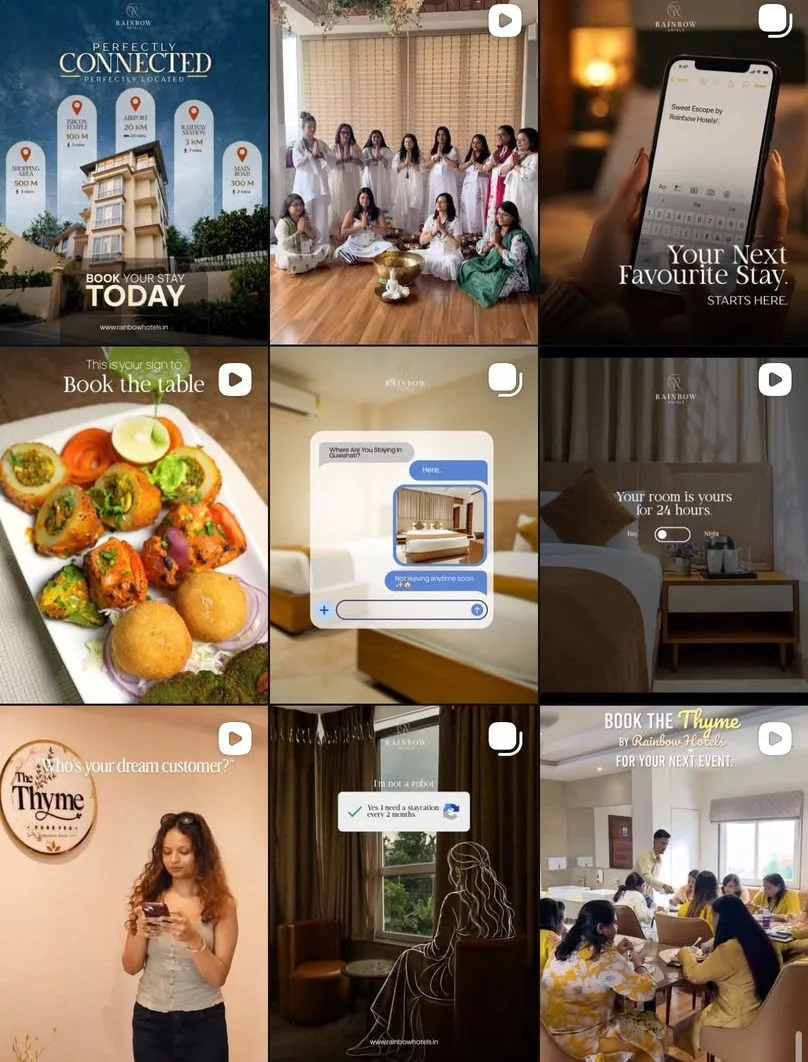 Instagram creative by Gloo for Rainbow Hotels Guwahati (@rainbowhotels_guwahati)
