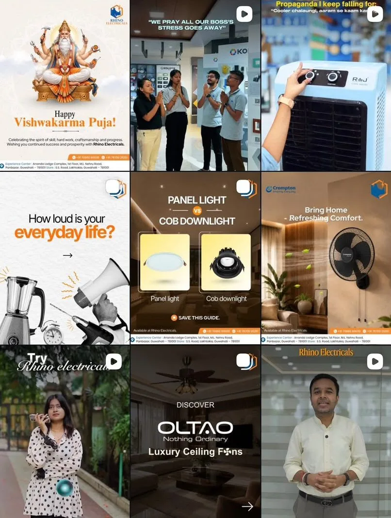 Instagram creative by Gloo for Rhino Electricals (@rhinoelectricals)