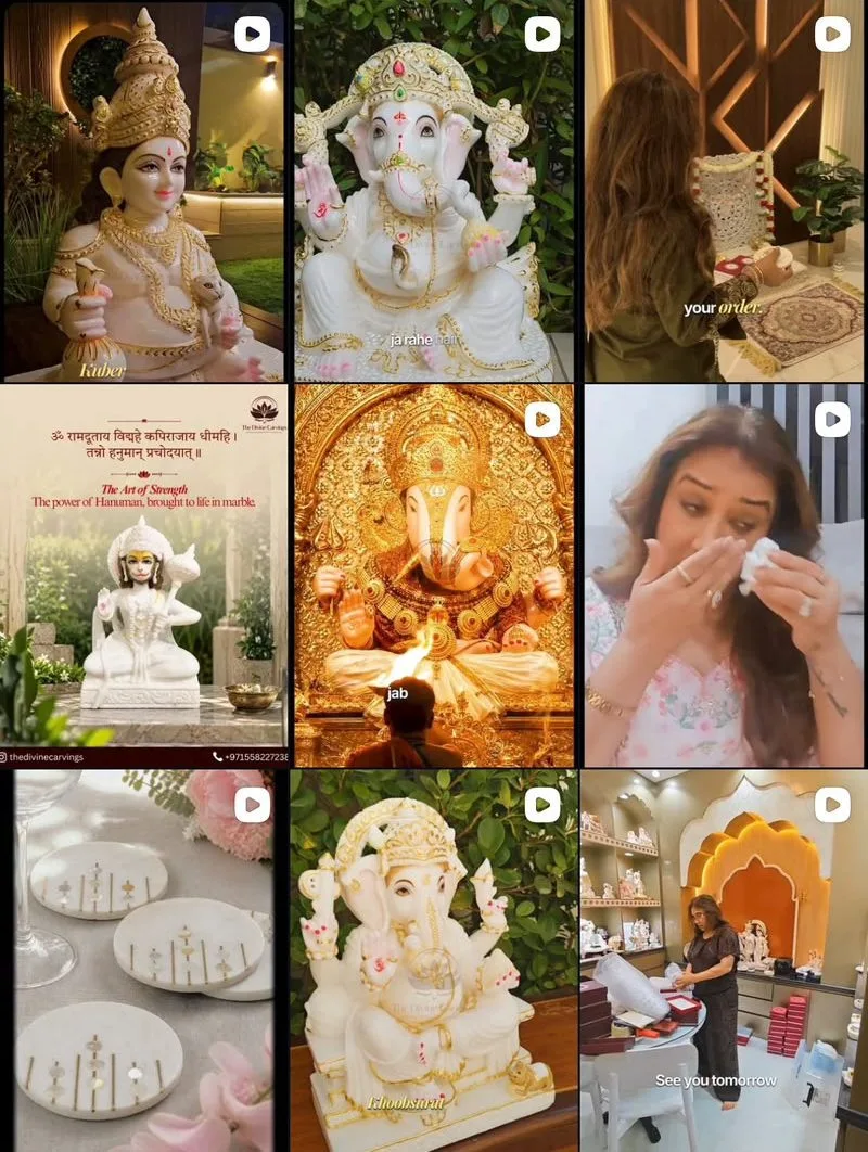 Instagram creative by Gloo for The Divine Carvings (@thedivinecarvings)