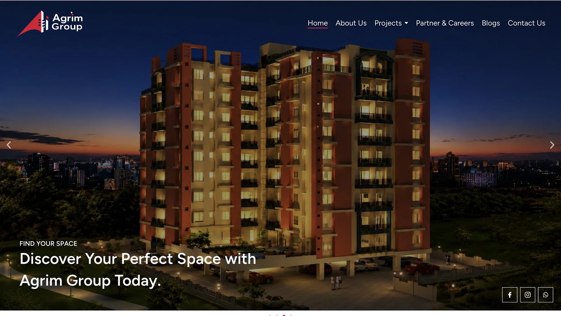 Agrim Group real estate developer website